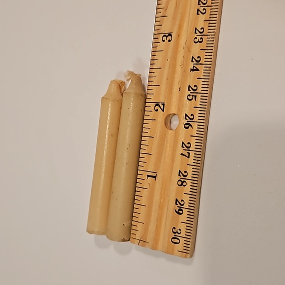 Vintage Resin INRI Holy Cross Spiritual Crucifix With Candles - Picture 11 of 11